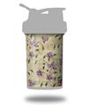 Skin Decal Wrap works with Blender Bottle ProStak 22oz Flowers and Berries Purple (BOTTLE NOT INCLUDED)