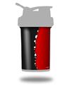 Skin Decal Wrap works with Blender Bottle ProStak 22oz Ripped Colors Black Red (BOTTLE NOT INCLUDED)