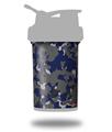 Skin Decal Wrap works with Blender Bottle ProStak 22oz WraptorCamo Old School Camouflage Camo Blue Navy (BOTTLE NOT INCLUDED)