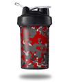 Skin Decal Wrap works with Blender Bottle ProStak 22oz WraptorCamo Old School Camouflage Camo Red (BOTTLE NOT INCLUDED)