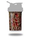 Skin Decal Wrap works with Blender Bottle ProStak 22oz WraptorCamo Grassy Marsh Camo Red (BOTTLE NOT INCLUDED)