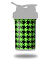 Skin Decal Wrap works with Blender Bottle ProStak 22oz Houndstooth Neon Lime Green on Black (BOTTLE NOT INCLUDED)