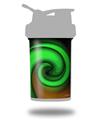 Skin Decal Wrap works with Blender Bottle ProStak 22oz Alecias Swirl 01 Green (BOTTLE NOT INCLUDED)