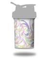 Skin Decal Wrap works with Blender Bottle ProStak 22oz Neon Swoosh on White (BOTTLE NOT INCLUDED)