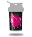 Skin Decal Wrap works with Blender Bottle ProStak 22oz Barbwire Heart Hot Pink (BOTTLE NOT INCLUDED)