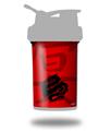 Skin Decal Wrap works with Blender Bottle ProStak 22oz Oriental Dragon Black on Red (BOTTLE NOT INCLUDED)