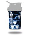 Skin Decal Wrap works with Blender Bottle ProStak 22oz Radioactive Blue (BOTTLE NOT INCLUDED)