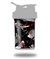 Skin Decal Wrap works with Blender Bottle ProStak 22oz Abstract 02 Red (BOTTLE NOT INCLUDED)