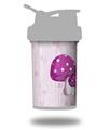 Skin Decal Wrap works with Blender Bottle ProStak 22oz Mushrooms Hot Pink (BOTTLE NOT INCLUDED)