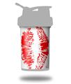 Skin Decal Wrap works with Blender Bottle ProStak 22oz Big Kiss Red Lips on White (BOTTLE NOT INCLUDED)
