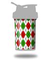 Skin Decal Wrap works with Blender Bottle ProStak 22oz Argyle Red and Green (BOTTLE NOT INCLUDED)