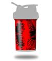 Skin Decal Wrap works with Blender Bottle ProStak 22oz Big Kiss Black on Red (BOTTLE NOT INCLUDED)