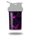 Skin Decal Wrap works with Blender Bottle ProStak 22oz Twisted Garden Purple and Hot Pink (BOTTLE NOT INCLUDED)