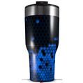 Skin Wrap Decal for 2017 RTIC Tumblers 40oz HEX Blue (TUMBLER NOT INCLUDED)