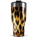 Skin Wrap Decal for 2017 RTIC Tumblers 40oz Fractal Fur Leopard (TUMBLER NOT INCLUDED)