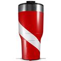 Skin Wrap Decal for 2017 RTIC Tumblers 40oz Dive Scuba Flag (TUMBLER NOT INCLUDED)