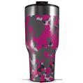 Skin Wrap Decal for 2017 RTIC Tumblers 40oz WraptorCamo Old School Camouflage Camo Fuschia Hot Pink (TUMBLER NOT INCLUDED)