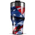 Skin Wrap Decal for 2017 RTIC Tumblers 40oz Ole Glory Bald Eagle (TUMBLER NOT INCLUDED)