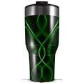 Skin Wrap Decal for 2017 RTIC Tumblers 40oz Abstract 01 Green (TUMBLER NOT INCLUDED)