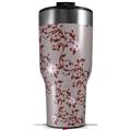 Skin Wrap Decal for 2017 RTIC Tumblers 40oz Victorian Design Red (TUMBLER NOT INCLUDED)