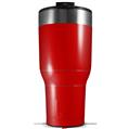 Skin Wrap Decal for 2017 RTIC Tumblers 40oz Solids Collection Red (TUMBLER NOT INCLUDED)