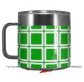 Skin Decal Wrap for Yeti Coffee Mug 14oz Squared Green - 14 oz CUP NOT INCLUDED by WraptorSkinz