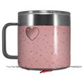 Skin Decal Wrap for Yeti Coffee Mug 14oz Raining Pink - 14 oz CUP NOT INCLUDED by WraptorSkinz
