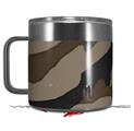 Skin Decal Wrap for Yeti Coffee Mug 14oz Camouflage Brown - 14 oz CUP NOT INCLUDED by WraptorSkinz