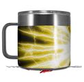 Skin Decal Wrap for Yeti Coffee Mug 14oz Lightning Yellow - 14 oz CUP NOT INCLUDED by WraptorSkinz