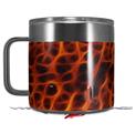 Skin Decal Wrap for Yeti Coffee Mug 14oz Fractal Fur Cheetah - 14 oz CUP NOT INCLUDED by WraptorSkinz