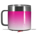 Skin Decal Wrap for Yeti Coffee Mug 14oz Smooth Fades White Hot Pink - 14 oz CUP NOT INCLUDED by WraptorSkinz