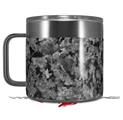 Skin Decal Wrap for Yeti Coffee Mug 14oz Marble Granite 02 Speckled Black Gray - 14 oz CUP NOT INCLUDED by WraptorSkinz