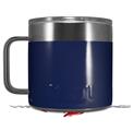 Skin Decal Wrap for Yeti Coffee Mug 14oz Solids Collection Navy Blue - 14 oz CUP NOT INCLUDED by WraptorSkinz