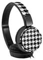 Decal style Skin Wrap for Sony MDR ZX110 Headphones Houndstooth Black (HEADPHONES NOT INCLUDED)