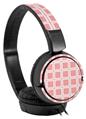 Decal style Skin Wrap for Sony MDR ZX110 Headphones Squared Pink (HEADPHONES NOT INCLUDED)