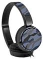 Decal style Skin Wrap for Sony MDR ZX110 Headphones Camouflage Blue (HEADPHONES NOT INCLUDED)