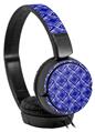 Decal style Skin Wrap for Sony MDR ZX110 Headphones Wavey Royal Blue (HEADPHONES NOT INCLUDED)