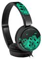 Decal style Skin Wrap for Sony MDR ZX110 Headphones HEX Seafoan Green (HEADPHONES NOT INCLUDED)