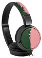 Decal style Skin Wrap for Sony MDR ZX110 Headphones Ripped Colors Green Pink (HEADPHONES NOT INCLUDED)