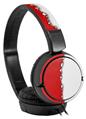Decal style Skin Wrap for Sony MDR ZX110 Headphones Ripped Colors Red White (HEADPHONES NOT INCLUDED)