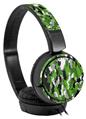 Decal style Skin Wrap for Sony MDR ZX110 Headphones WraptorCamo Digital Camo Green (HEADPHONES NOT INCLUDED)