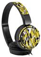 Decal style Skin Wrap for Sony MDR ZX110 Headphones WraptorCamo Digital Camo Yellow (HEADPHONES NOT INCLUDED)