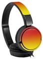 Decal style Skin Wrap for Sony MDR ZX110 Headphones Smooth Fades Yellow Red (HEADPHONES NOT INCLUDED)