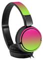 Decal style Skin Wrap for Sony MDR ZX110 Headphones Smooth Fades Neon Green Hot Pink (HEADPHONES NOT INCLUDED)