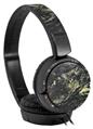 Decal style Skin Wrap for Sony MDR ZX110 Headphones Marble Granite 03 Black (HEADPHONES NOT INCLUDED)