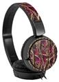 Decal style Skin Wrap for Sony MDR ZX110 Headphones WraptorCamo Grassy Marsh Camo Neon Fuchsia Hot Pink (HEADPHONES NOT INCLUDED)