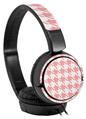 Decal style Skin Wrap for Sony MDR ZX110 Headphones Houndstooth Pink (HEADPHONES NOT INCLUDED)