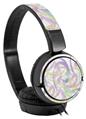 Decal style Skin Wrap for Sony MDR ZX110 Headphones Neon Swoosh on White (HEADPHONES NOT INCLUDED)