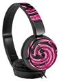 Decal style Skin Wrap for Sony MDR ZX110 Headphones Alecias Swirl 02 Hot Pink (HEADPHONES NOT INCLUDED)