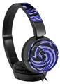 Decal style Skin Wrap for Sony MDR ZX110 Headphones Alecias Swirl 02 Blue (HEADPHONES NOT INCLUDED)
